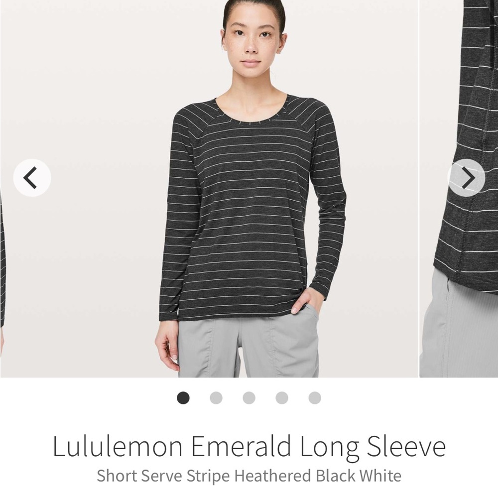 EUC lululemon emerald long sleeve